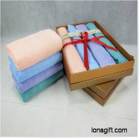 竹纖維加厚毛巾禮盒裝