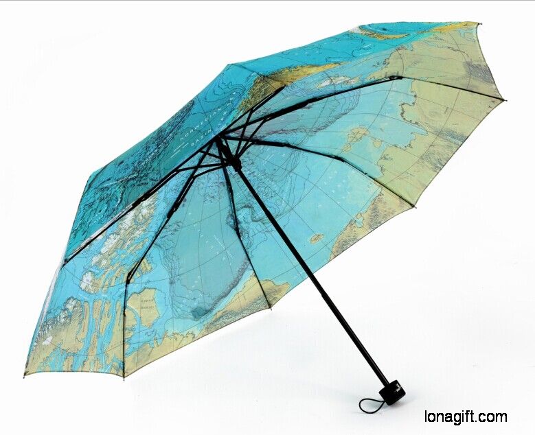 地圖傘布款式系列廣告傘
